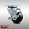 Service Caster 3.5 Inch SS Hard Rubber Wheel Swivel Top Plate Caster with Brake SCC-SS20S3514-HRS-TLB - alternate 3